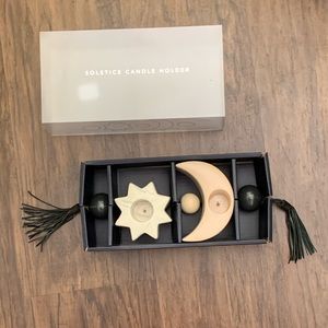 Anthropologie modern shape candelabra